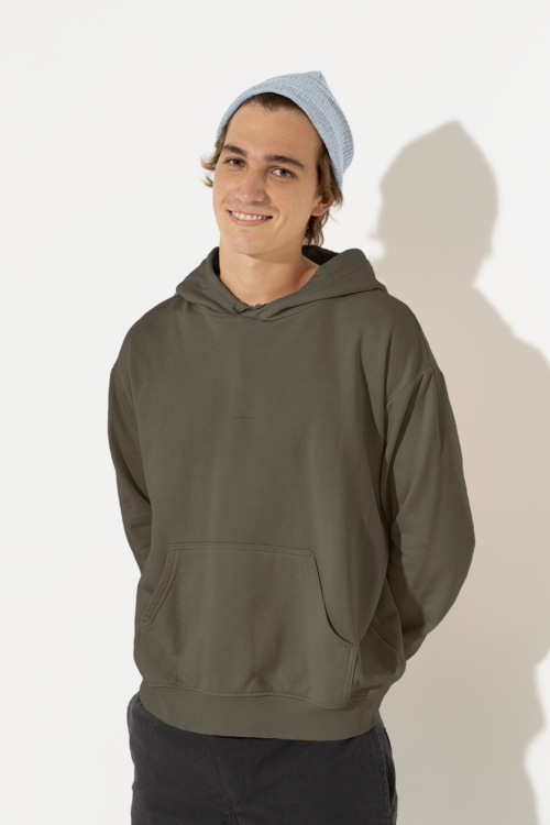 MEN-HOODIE-green-FRONT-solid