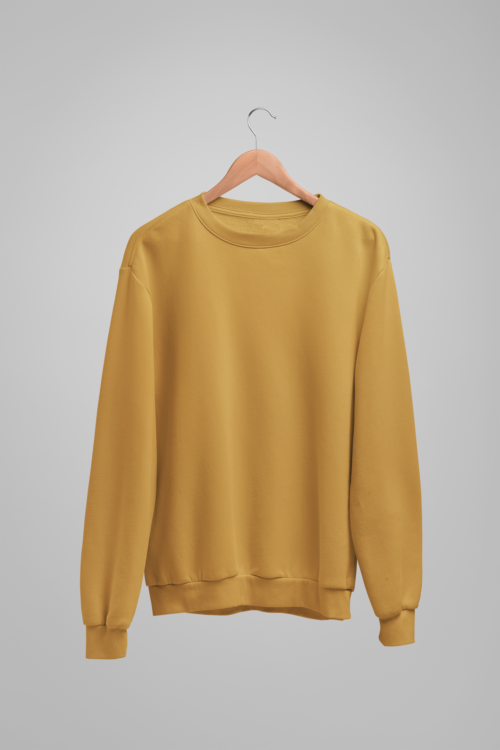 Golden Dusk Solid Sweatshirt