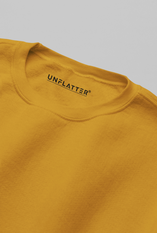 Golden Dusk Solid Sweatshirt - Image 6