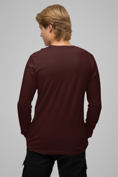 Crimson Maroon Full Sleeve Solid - Image 2