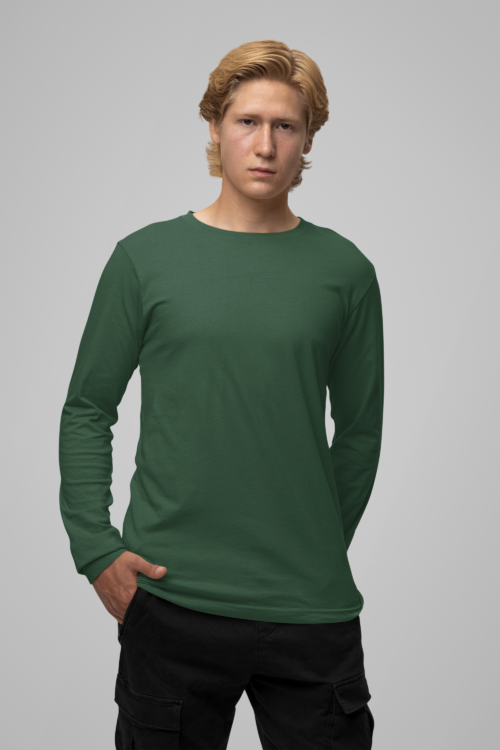 Emerald Green Full Sleeve Solid - Image 4