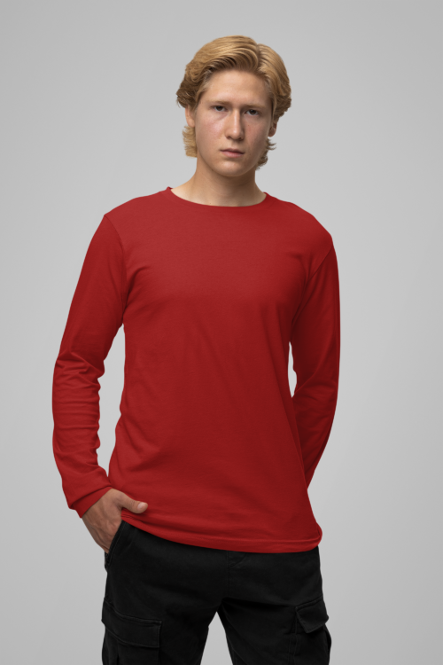 Inferno Red Full Sleeve Solid - Image 3