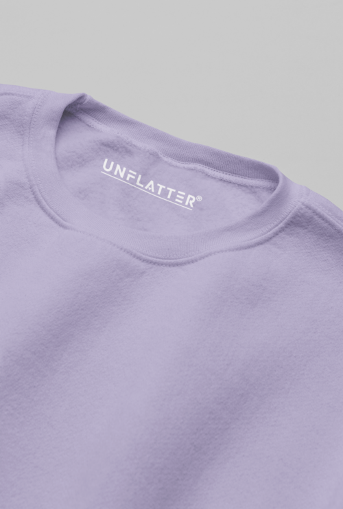 Lavender Haze Solid Oversized Sweatshirt - Image 4