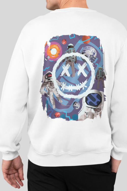 Orbit Explorer White Sweatshirt - Image 2