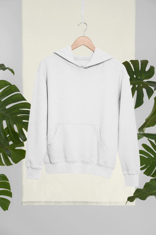 Unisex Hooded SweatShirt -White